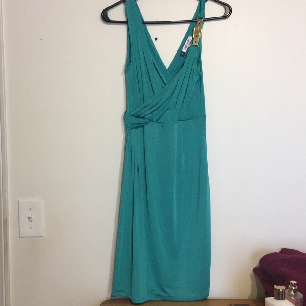 Jennifer Lopez turquoise dress